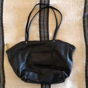 HOBO black leather bag